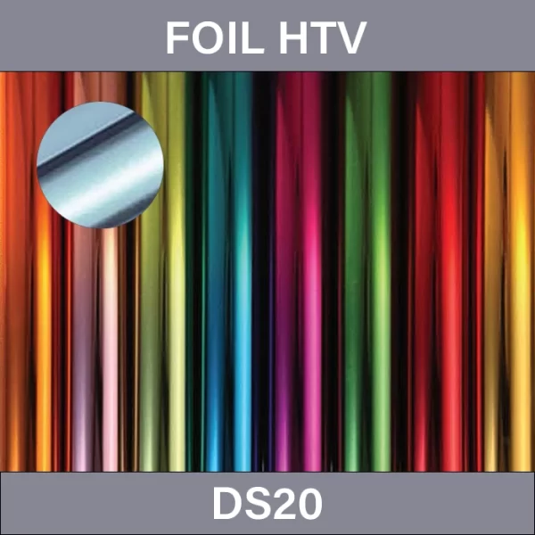 Metallic HTV Film Vinyl – Foil Heat Transfer Vinyl DS20