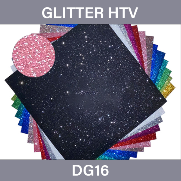Rose Red Heat Transfer Vinyl – Glitter Heat Transfer Vinyl DG16