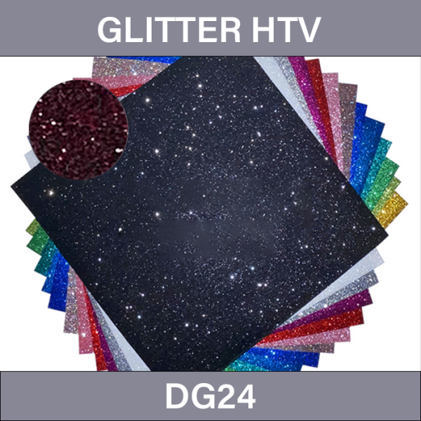 Rust Red Heat Transfer Vinyl – Glitter Heat Transfer Vinyl DG24