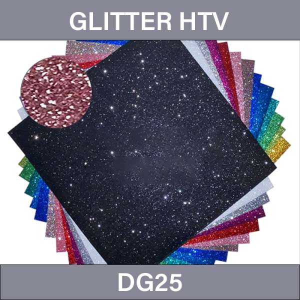 Heather Rose HTV – Glitter Heat Transfer Vinyl DG25