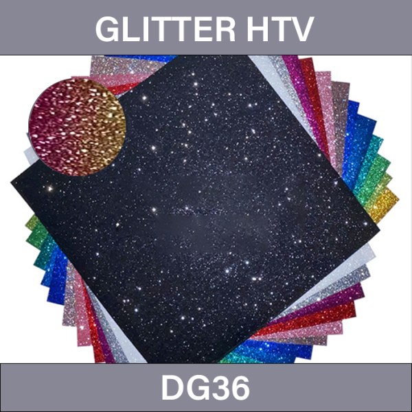 Dark gradient Heat Transfer Vinyl – Glitter Heat Transfer Vinyl DG36