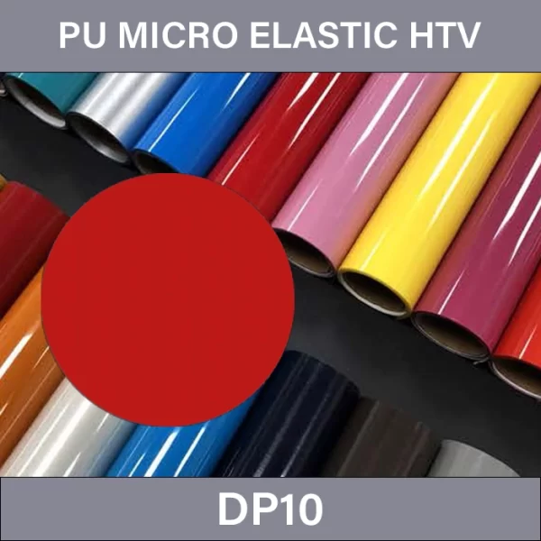 Red PU HTV Film – PU Micro Elastic Heat Transfer Vinyl DP10