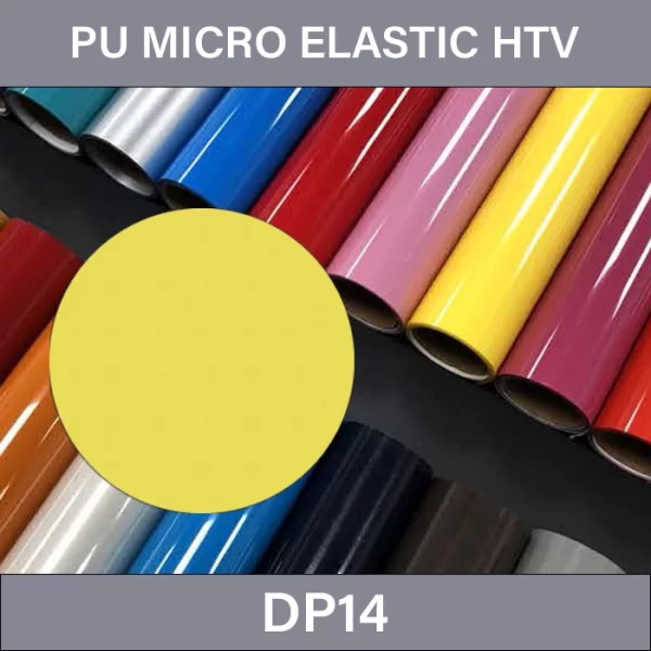 PU High Elasticity HTV Film – PU Micro Elastic Heat Transfer Vinyl DP14