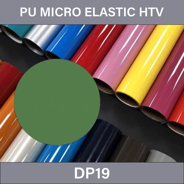 Creeping Green PU HTV Transfer Film – PU Micro Elastic Heat Transfer Vinyl DP19