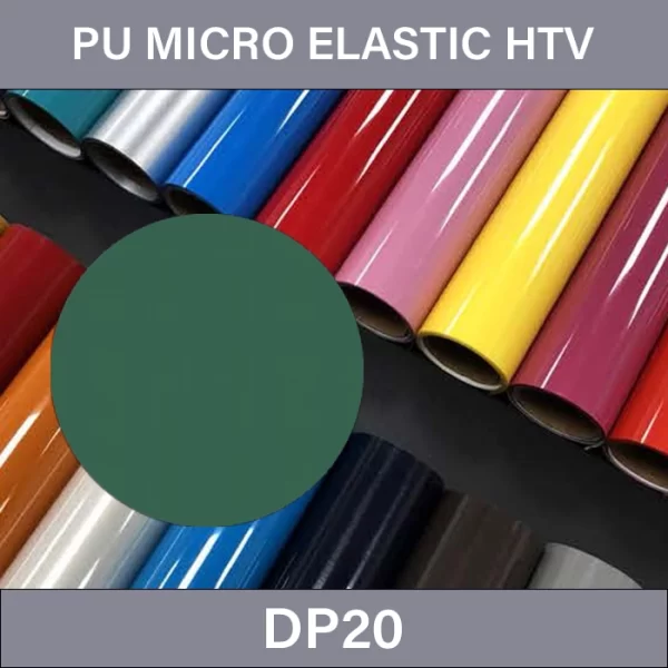 Plantain Green Heat Transfer Film – PU Micro Elastic Heat Transfer Vinyl DP20