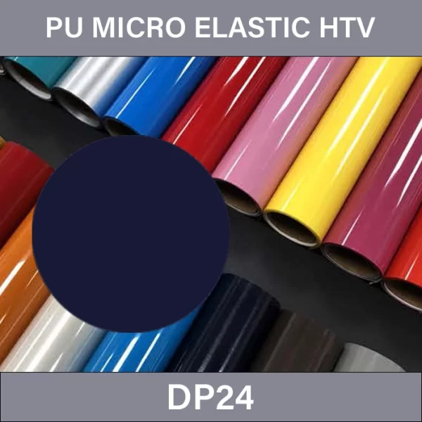 Beacon Blue PU HTV Transfer Vinyl – PU Micro Elastic Heat Transfer Vinyl DP24