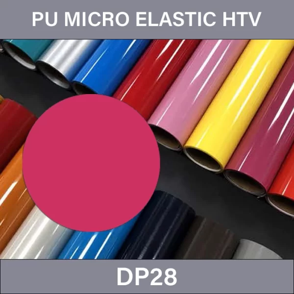 Virtual Pink PU HTV Film – PU Micro Elastic Heat Transfer Vinyl DP28