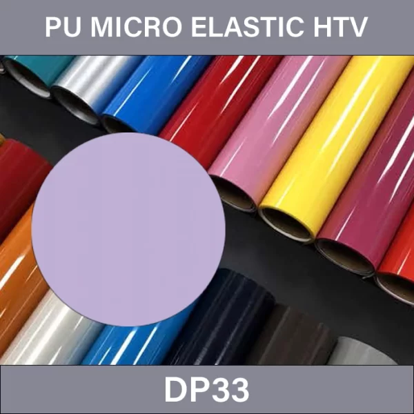 Lavender PU Heat Transfer Vinyl – PU Micro Elastic Heat Transfer Vinyl DP33