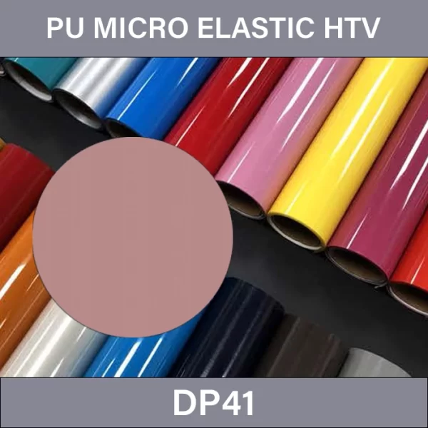 Paris Rose PU Heat Transfer Vinyl – PU Micro Elastic Heat Transfer Vinyl DP41