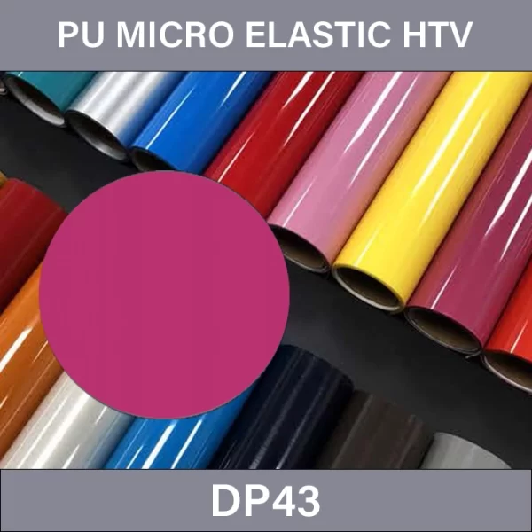 Very Berry PU Heat Transfer Vinyl – PU Micro Elastic Heat Transfer Vinyl DP43