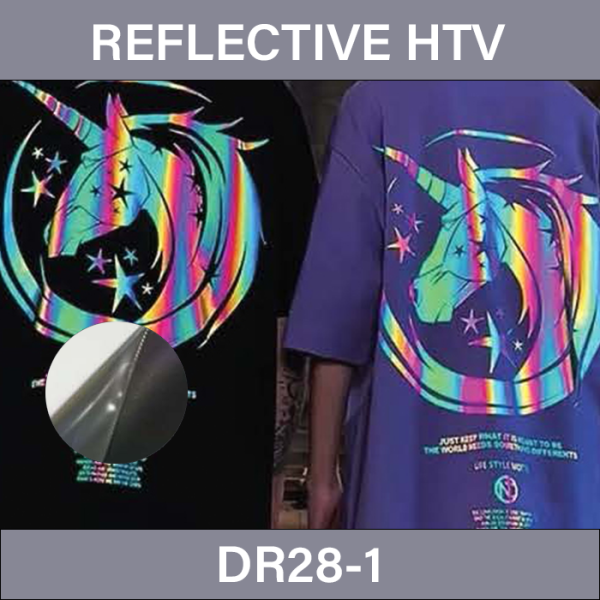 Reflective HTV Film – Reflective Heat Transfer Vinyl DR28-1