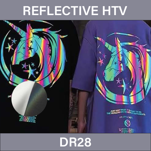 Reflective HTV Vinyl – Reflective Heat Transfer Vinyl DR28