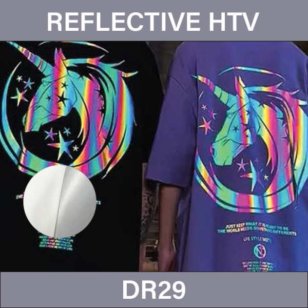 Reflective Heat Transfer Vinyl Film – Reflective Heat Transfer Vinyl DR29