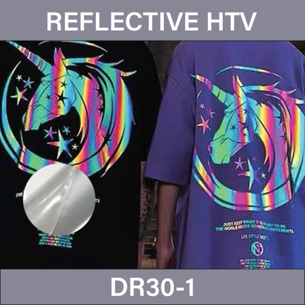 HTV Reflective – Reflective Heat Transfer Vinyl DR30-1