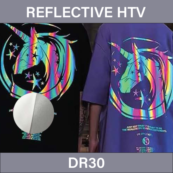 Color Reflective Heat Transfer Vinyl – Reflective Heat Transfer Vinyl DR30
