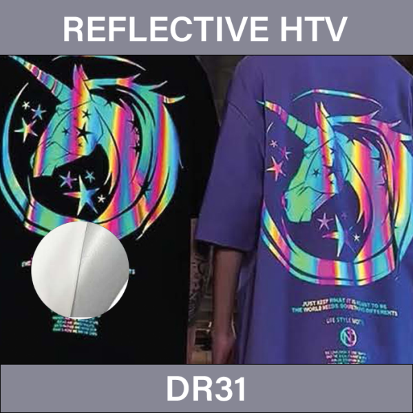 HTV Reflective Effect – Reflective Heat Transfer Vinyl DR31