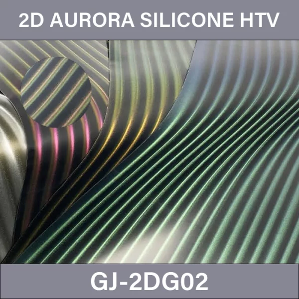 2D Aurora Silicone HTV – 2D Aurora Silicone Heat Transfer Vinyl GJ-2DG02