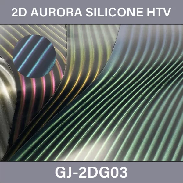 2D Aurora Silicone HTV Vinyl – 2D Aurora Silicone Heat Transfer Vinyl GJ-2DG03