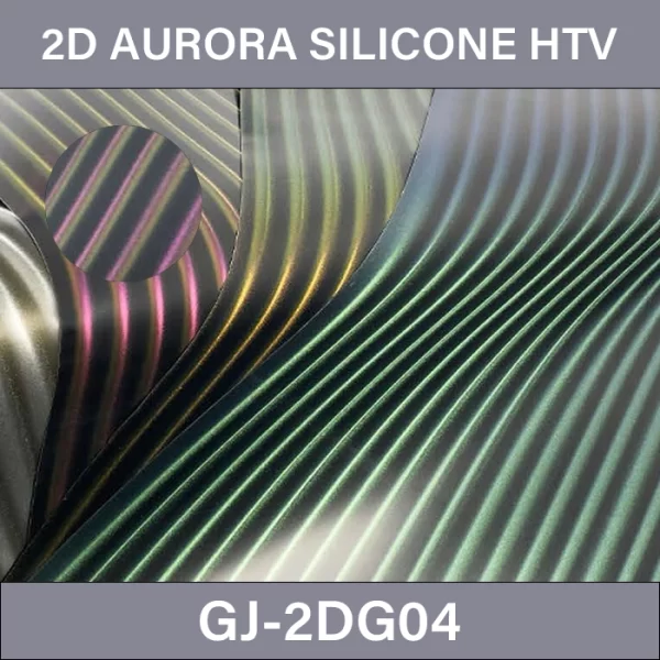 2D Aurora Silicone HTV Film – 2D Aurora Silicone Heat Transfer Vinyl GJ-2DG04