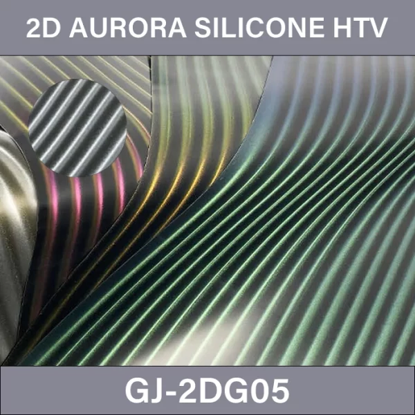 2D Aurora Silicone HTV Vinyl Film – 2D Aurora Silicone Heat Transfer Vinyl GJ-2DG05