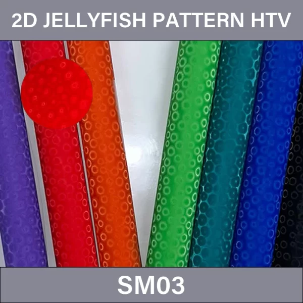 2D Jellyfish Pattern Heat Transfer Vinyl – 2D Jellyfish Pattern Heat Transfer Vinyl SM03