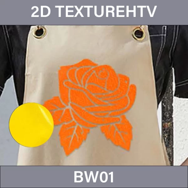Yellow 2D Texture HTV – 2D Texture Heat Transfer Vinyl BW01