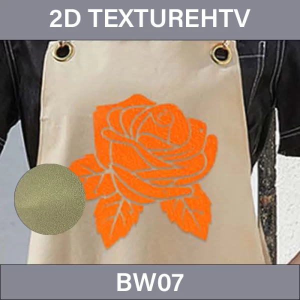 2D Texture HTV Vinyl – 2D Texture Heat Transfer Vinyl BW07