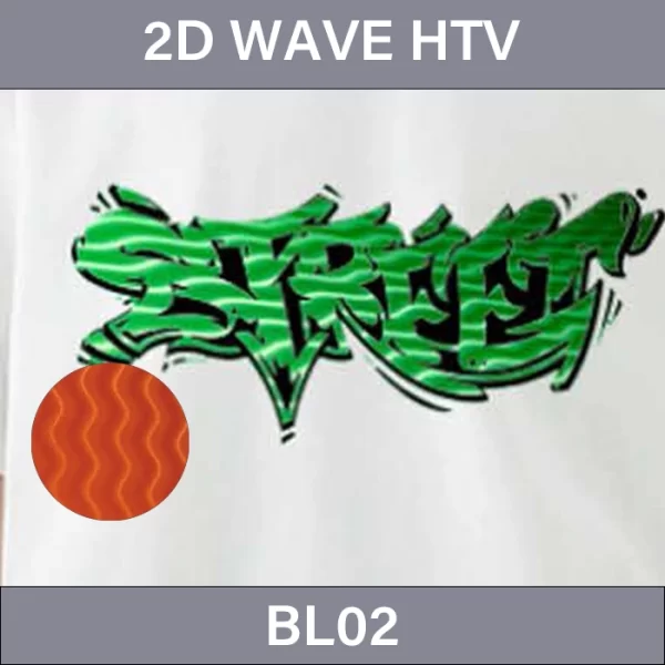 2D Wave HTV – 2D Wave Heat Transfer Vinyl BL02