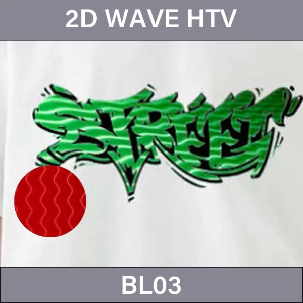 2D Wave Heat Transfer Vinyl Film – 2D Wave Heat Transfer Vinyl BL03