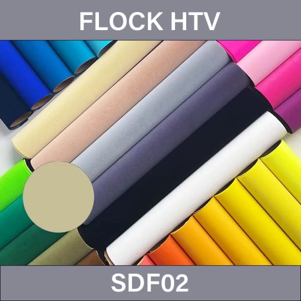 Flock Heat Transfer Vinyl – Flock Heat Transfer Vinyl SDF02