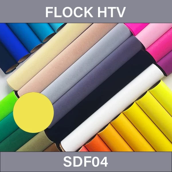 Illuminating Flock Heat Transfer Vinyl – Flock Heat Transfer Vinyl SDF04