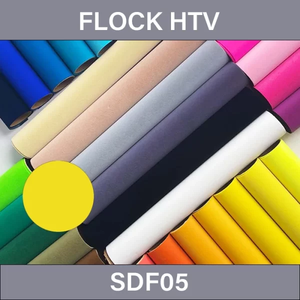 Summer Sun Flock Heat Transfer Vinyl – Flock Heat Transfer Vinyl SDF05