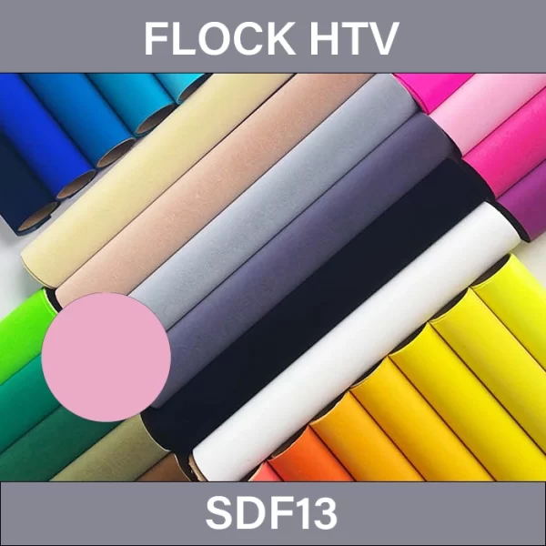 Pink Flock Heat Transfer Vinyl – Flock Heat Transfer Vinyl SDF13
