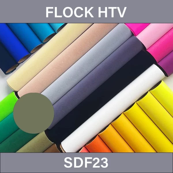 Capulet Olive Flock Heat Transfer Vinyl – Flock Heat Transfer Vinyl SDF23