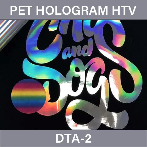 PET Hologram HTV – PET Hologram Heat Transfer Vinyl DTA-2