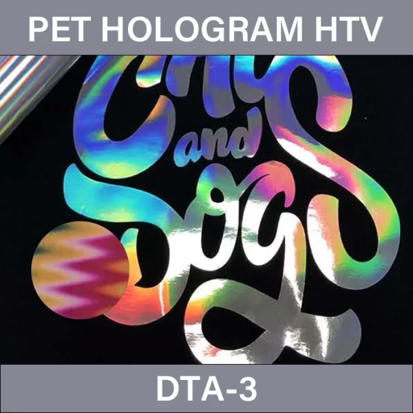PET Hologram Laser HTV – PET Hologram Heat Transfer Vinyl DTA-3