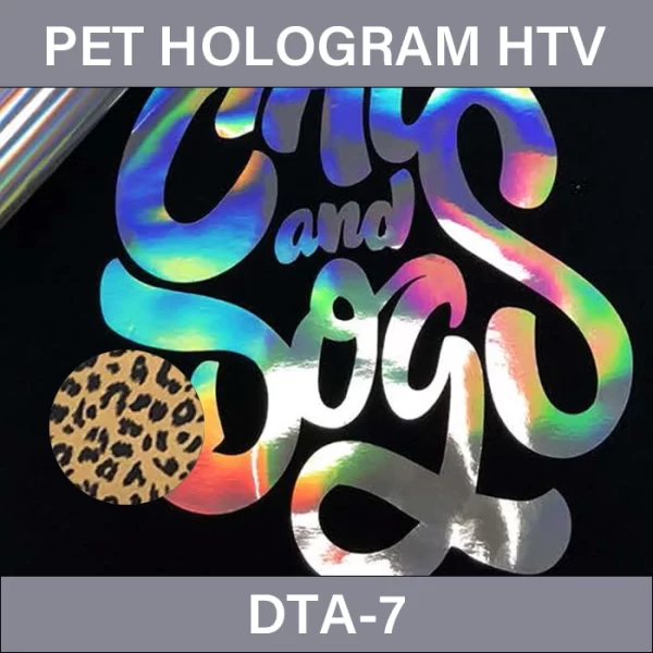 PET Transferring Hologram Film – PET Hologram Heat Transfer Vinyl DTA-7