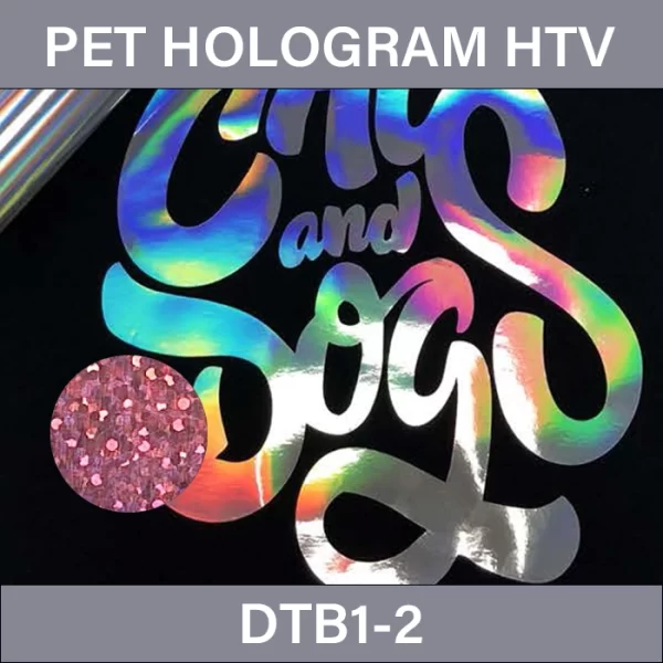 Holographic Iron-On Heat Tranfer Vinyl – PET Hologram Heat Transfer Vinyl DTB1-2