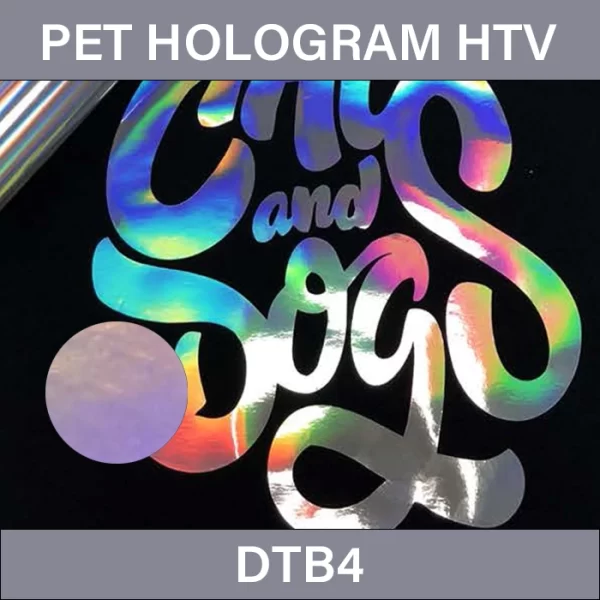 Purple smudge Holographic Vinyl – PET Hologram Heat Transfer Vinyl DTB4