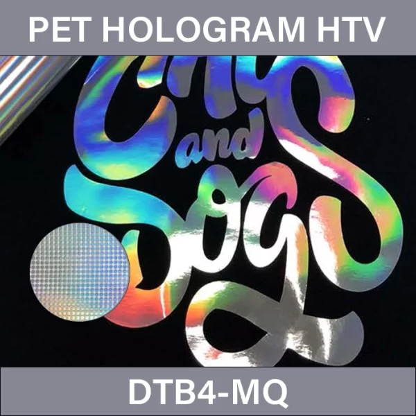 Gradient fine grid Holographic Vinyl – PET Hologram Heat Transfer Vinyl DTB4-MQ