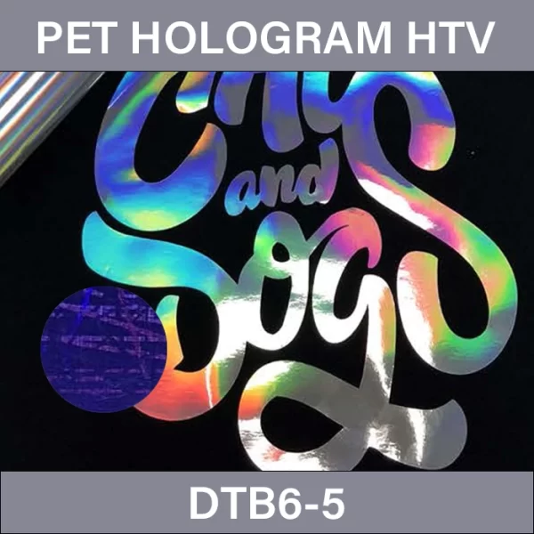 Purple glitter Holographic Vinyl – PET Hologram Heat Transfer Vinyl DTB6-5