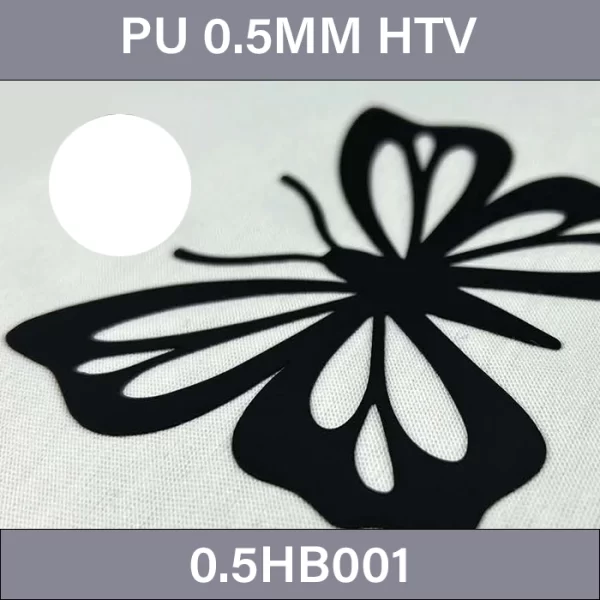White 0.5mm PU HTV –  0.5MM Heat Transfer Vinyl 0.5HB001