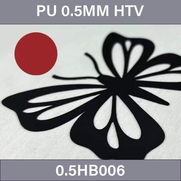Pompeian Red 0.5mm PU Heat Transfer Vinyl –  0.5MM Heat Transfer Vinyl 0.5HB006