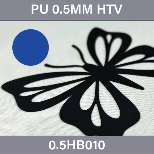 Dazzling Blue 0.5mm PU HTV –  0.5MM Heat Transfer Vinyl 0.5HB010