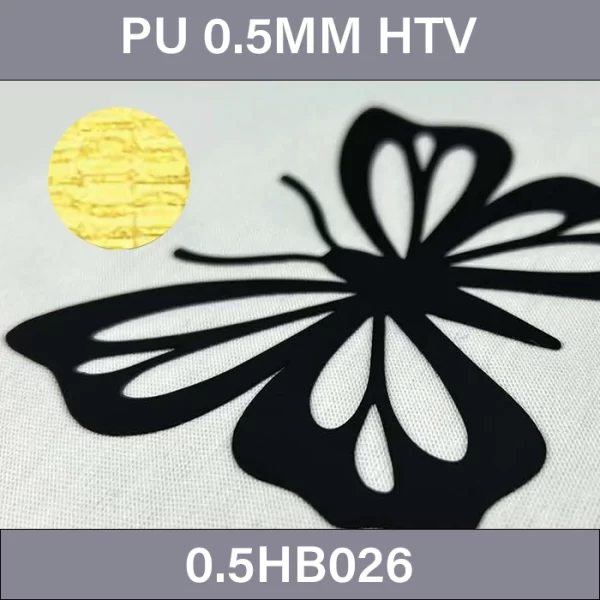 Yellow arrangement texture 0.5mm PU HTV –  0.5MM Heat Transfer Vinyl 0.5HB026