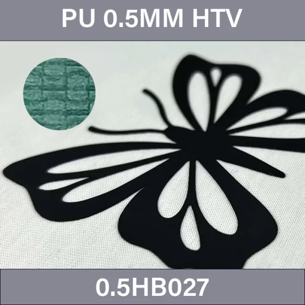 Turquoise green pattern 0.5mm PU HTV –  0.5MM Heat Transfer Vinyl 0.5HB027