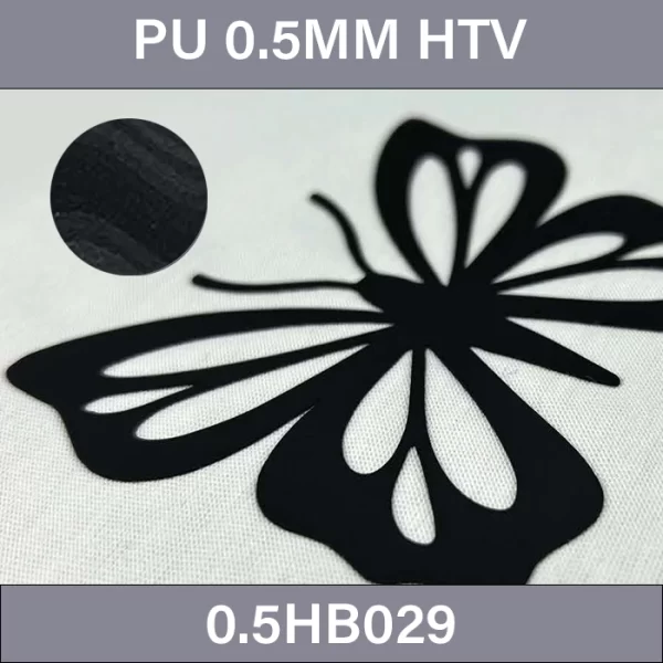 Black Wood Grain 0.5mm PU HTV –  0.5MM Heat Transfer Vinyl 0.5HB029