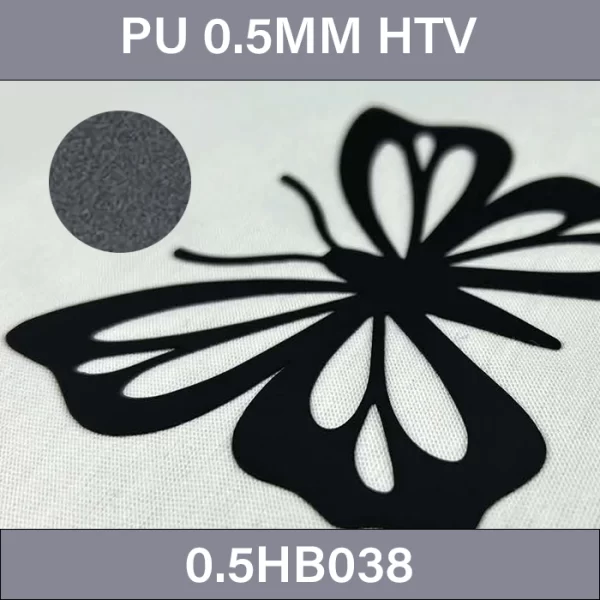 Dark grey marble texture 0.5mm PU HTV –  0.5MM Heat Transfer Vinyl 0.5HB038