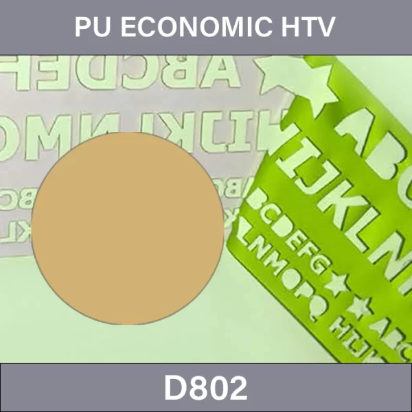 White Polyurethane Heat Transfer Vinyl –  PU Economic Heat Tranfer Vinyl D802