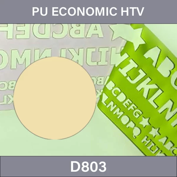 Golden Polyurethane HTV –  PU Economic Heat Tranfer Vinyl D803